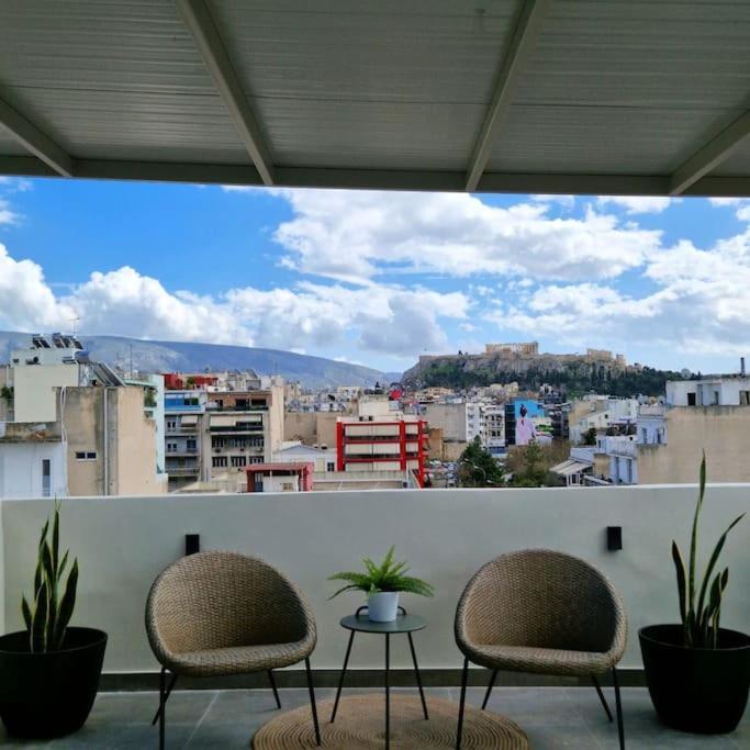 Appartamento Exquisite Penthouse With Breathtaking Acropolis Panorama View Atene Esterno foto